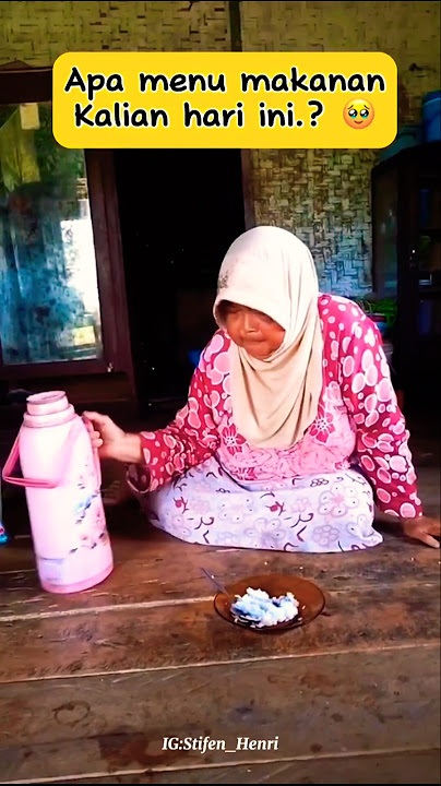 Makan Hanya Nasi dengan Air | Kisah Sedih Mak Iroh‼️