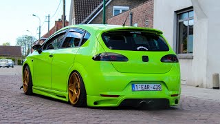 Tuner cars leaving a Carshow | Hop & Drop 2019
