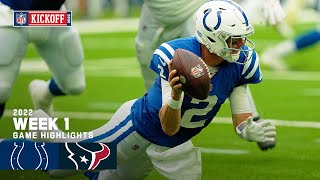 Indianapolis Colts vs. Houston Texans | Week 1 2022 Game Highlights