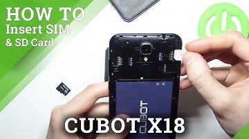 How to Insert SD Card to CUBOT X18 – Set Up Micro SIM & Micro SD