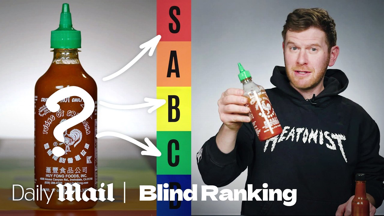 Hot One's Hot Sauce Expert Ranks 13 Sauces from Best to Worst | Blind Ranking | Daily Mail