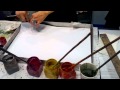 Ebru 大理石浮紋水畫 (water marbling) 2
