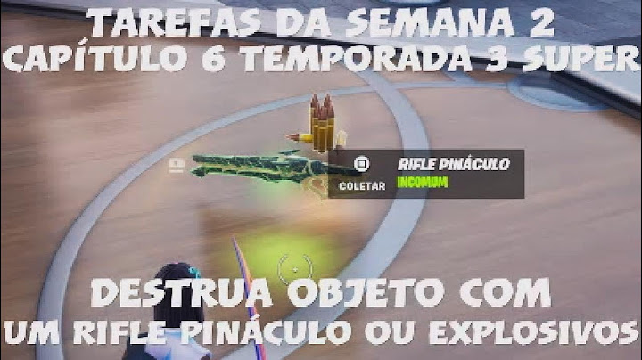 Destrua Objetos com um Rifle Pináculo ou Explosivos