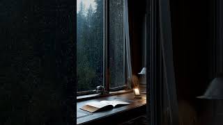 Rainy Study Ambience #rainsounds #StudyAmbience #LoFiVibes #CozyAmbience #shortsyoutube #shorts