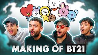 OUR FIRST TIME WATCHING BTS 'MAKING OF BT21' (All Episodes)