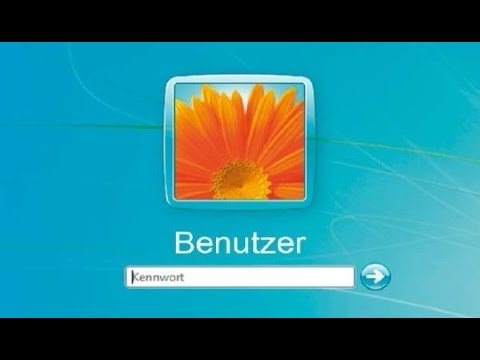 Vergessenes Windows XP, Vista, 7 Kennwort ändern (German / HD+)