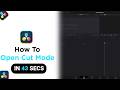 How to Open Cut Mode on Davinci Resolve [NEW]