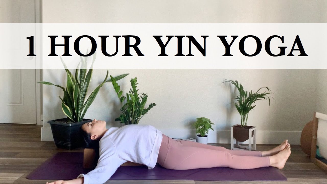 Yin Yoga Class With Props 1 Hour All Levels Practice YouTube