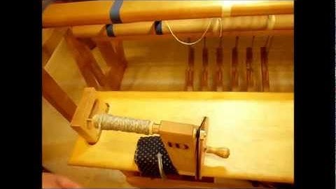 How to Weave on a Loom - Video 15 - Tying up the treadles