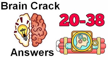 Brain Crack Level 20-38 Walkthrough Solution