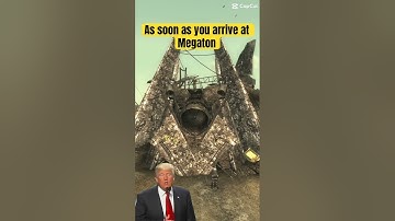 When you get to Megaton in Fallout 3 #shorts
