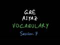 GRE AIYAZ Vocabulary Session 7 | GregMat Words in Word Buckets | Vocabulary.com &amp; Quizlet