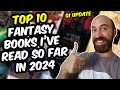 Top 10 fantasy books ive read so far in 2024