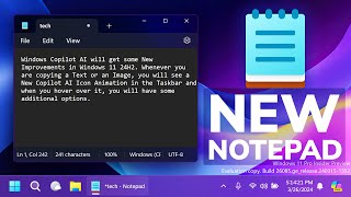 new notepad app update in windows 11 - autocorrect, spellcheck, new settings, and more