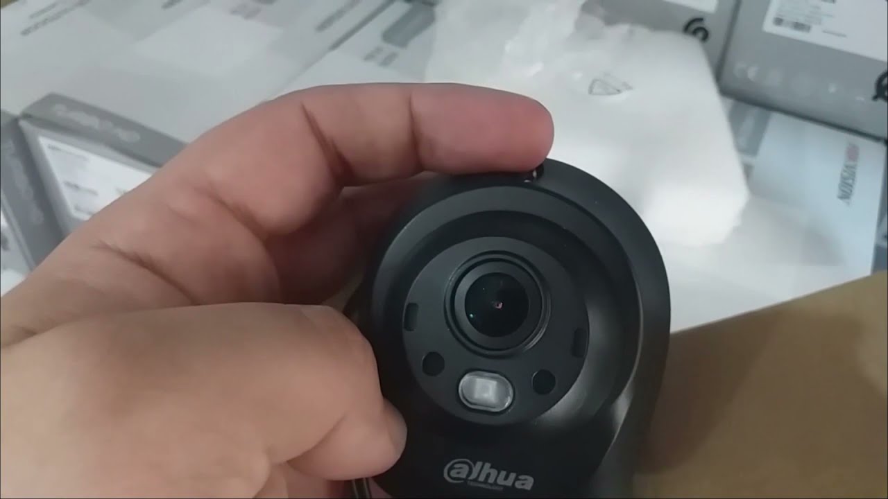 كاميرا مراقبة صغيرة صوت وصورة رؤية 360 درجة - جديد داهوا - YouTube