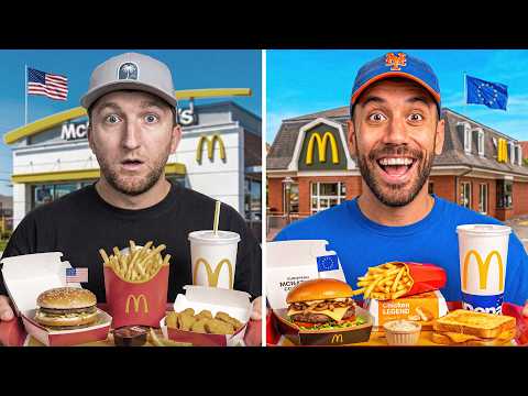 We Compared American Food To European Food