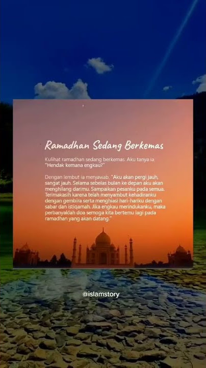 Story Wa Sedih    Ramadhan Akan Pergi   !!😥😥😥 #SHORTS #ISLAMI #KONTENDAKWAH #RAMADHAN