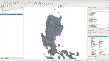 QGIS Part2 - How to extract, merge and clip vector data