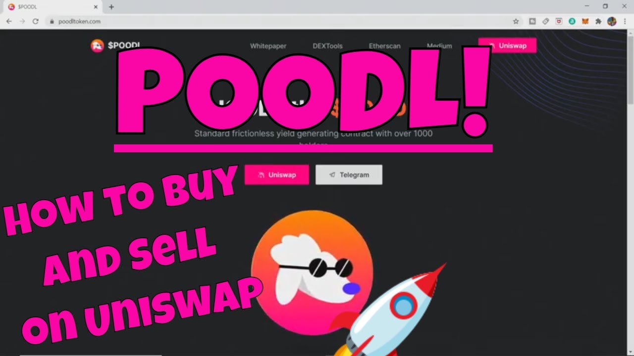 Poodl How To Buy And Sell Poodl Using Uniswap Youtube