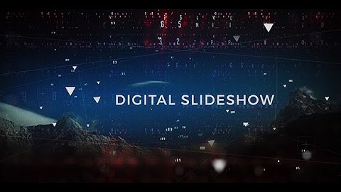 Digital Parallax Opener (After Effects template)