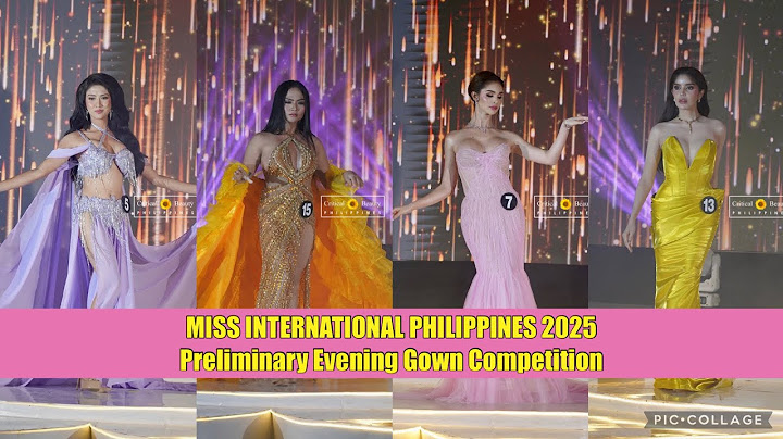 Miss International Queen Philippines 2025 Preliminary Evening Gown Competition