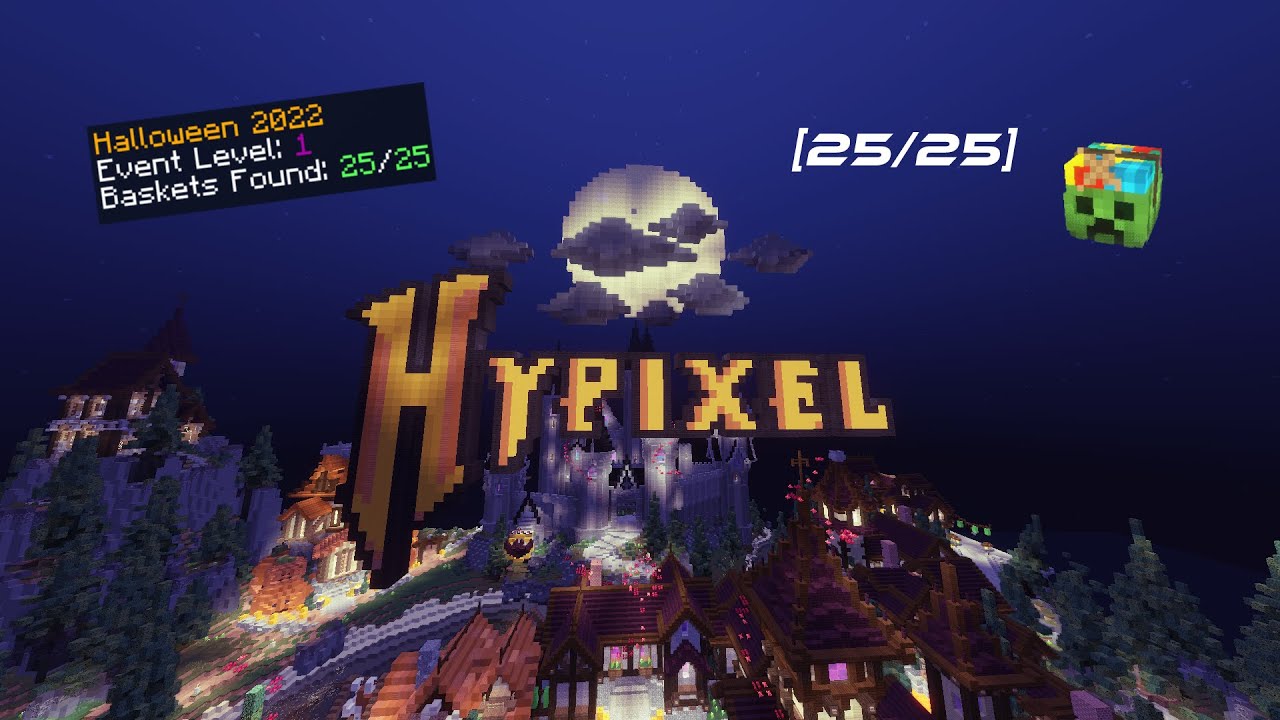 [25/25] Hypixel Halloween 2022 Candy Basket Locations YouTube