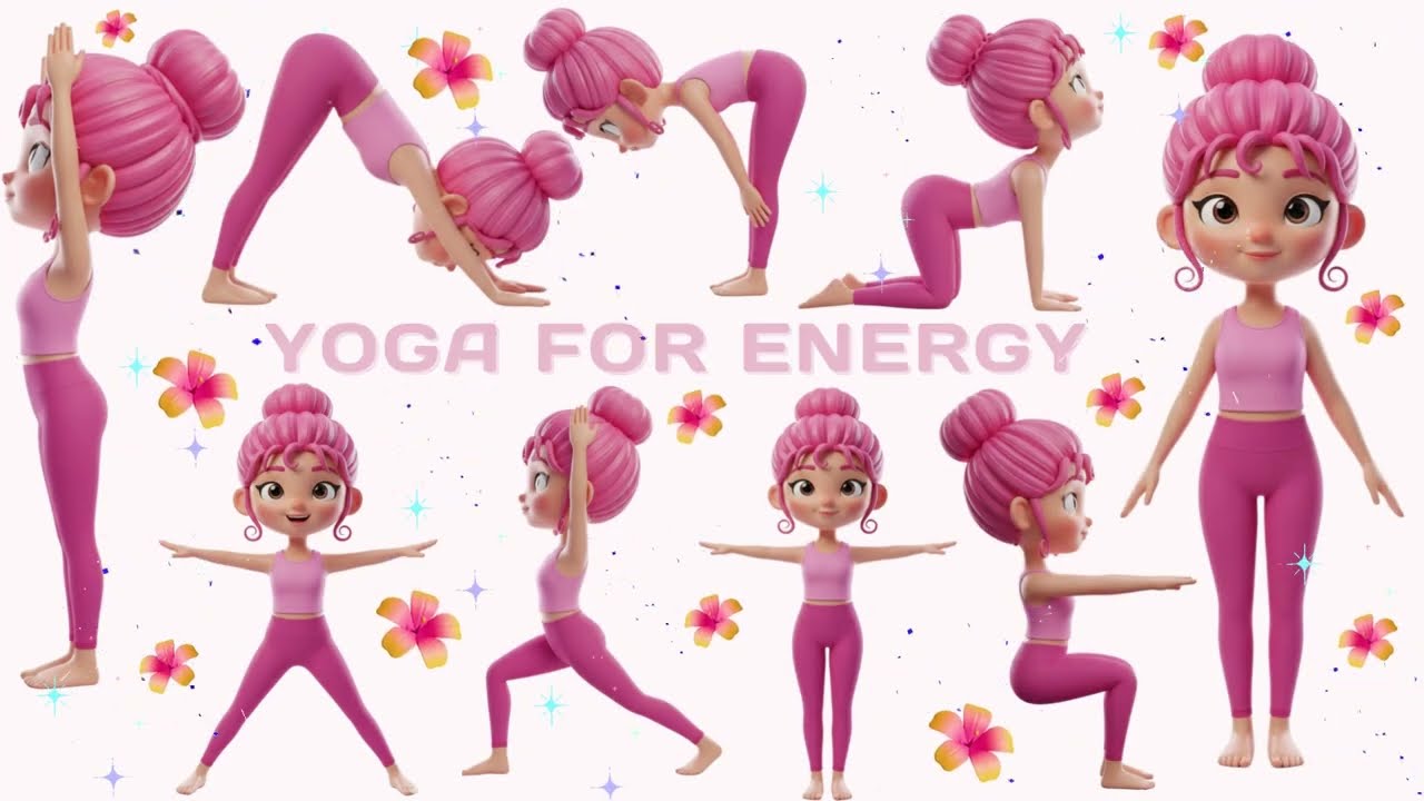 Energizing Yoga for Kids | Healthy Body Flow #yoga  #KidsYoga #YogaForEnergy