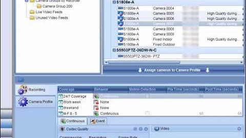 TechTips VMS Create Camera Profiles Video Quality
