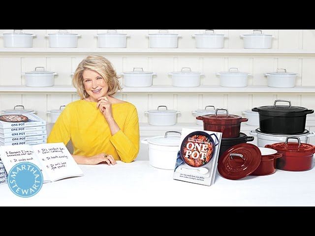 Martha Stewart Enameled Cast Iron Dutch Oven ~ Macy's Friends and Family  Sale ~ Amy Learns to Cook 