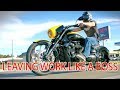 How to Leave Work like a Boss | M109R First Vlog