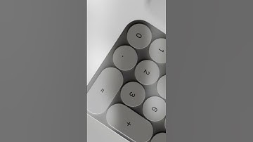 This 3D Numpad Animation Is Next Level 🤯 #shorts  #blender