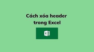 Cách xóa header trong Excel