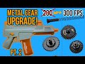 How to upgrade splatrball gel blaster to metal gears  strong spring part 2  srb400 srb1200 gearbox
