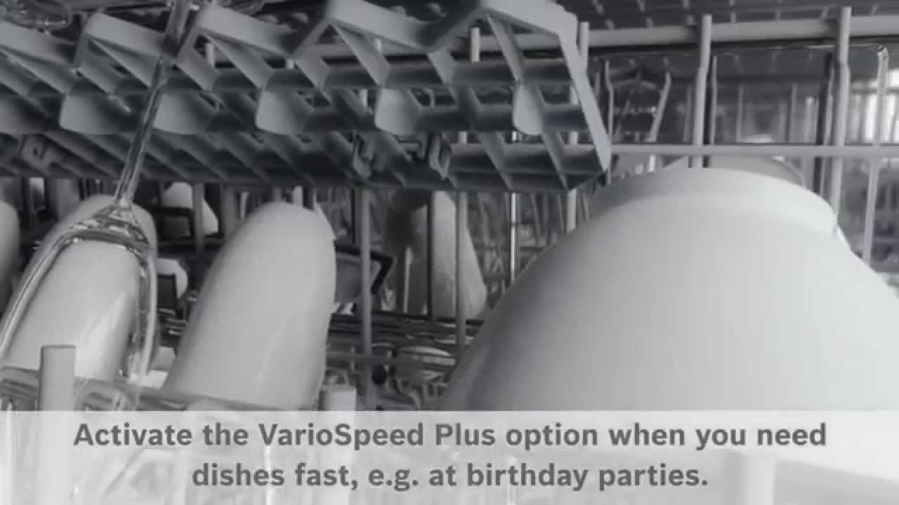 Bosch Dishwasher VarioSpeed Plus XAMMAX YouTube