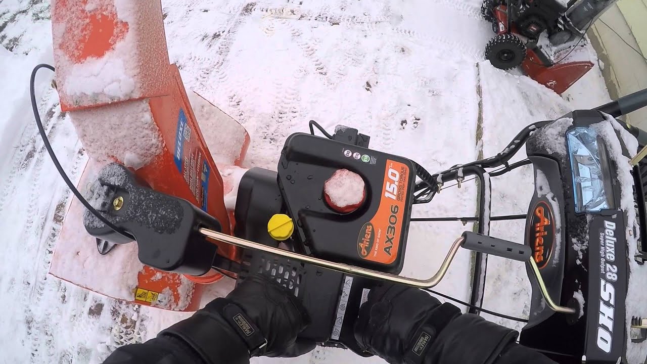 Ariens Deluxe 28 SHO Snow Blower Review YouTube