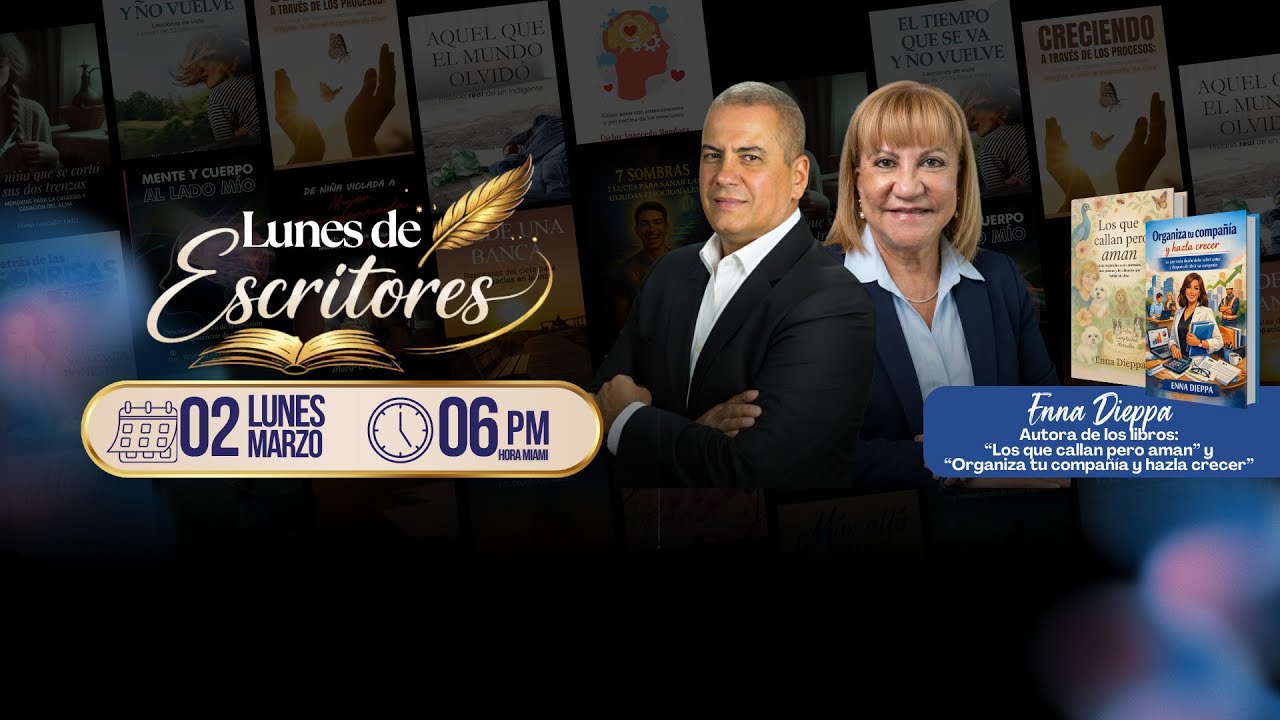 🔴LUNES DE ESCRITORES🔴con la escritora Enna Dieppa.