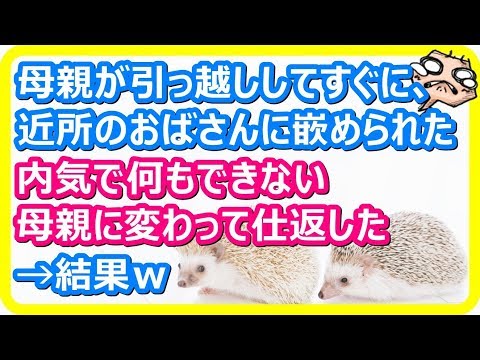 【スカッとする話】母親が引っ越ししてすぐに、近所のおばさんに嵌められた。内気で何もできない母親に変わって、自分で仕返し