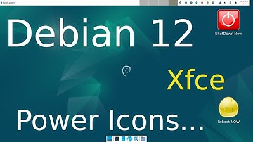 Debian 12 - Xfce - Power Icon Tips.