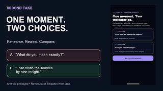 Details Second Take — One Conversation, A Second Choice | Shipaton 2026 Update