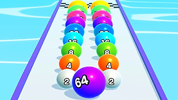 Ball Run 2048 Merge Number ! MAX LEVELS Gameplay Walkthrough New Update Part 224 android, ios