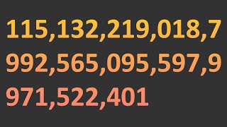 MegaFavNumbers - 115,132,219,018,763,992,565,095,597,973,971,522,401 is the last of its kind! by Normalized Nerd 3,323 views 3 years ago 4 minutes, 41 seconds