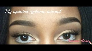 Updated eyebrow tutorial  (using a pencil)