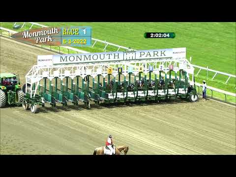 video thumbnail for MONMOUTH PARK 06-03-22 RACE 1