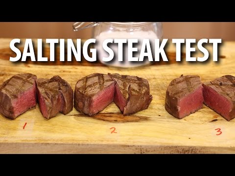 How To Salt A Steak - Experiment | - BIG MEAT SUNDAY