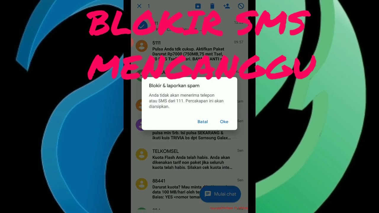 Cara Blokir SMS Penipuan dan Promosi dari Operator Seluler