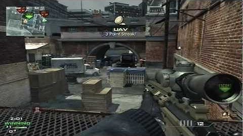 MW3 Insane Random Throwing Knife Kill in Search and Destroy