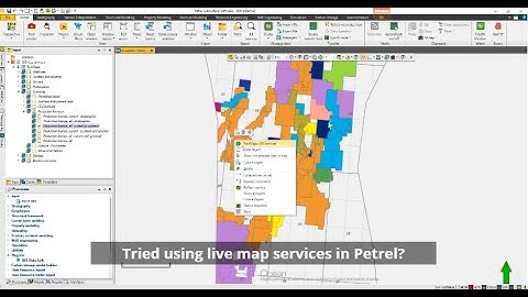 Importing ArcGIS Map Service Snapshots into Petrel software