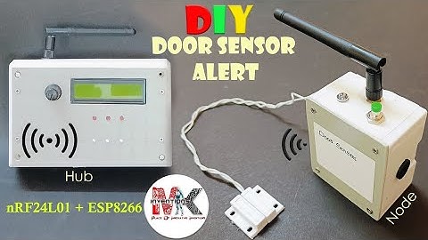 🚪 DIY Smart Door Sensor 🔔 | ESP8266 + NRF24L01 Wireless Alert System! 📡💡| Project 1|  #nrf24l01 #diy