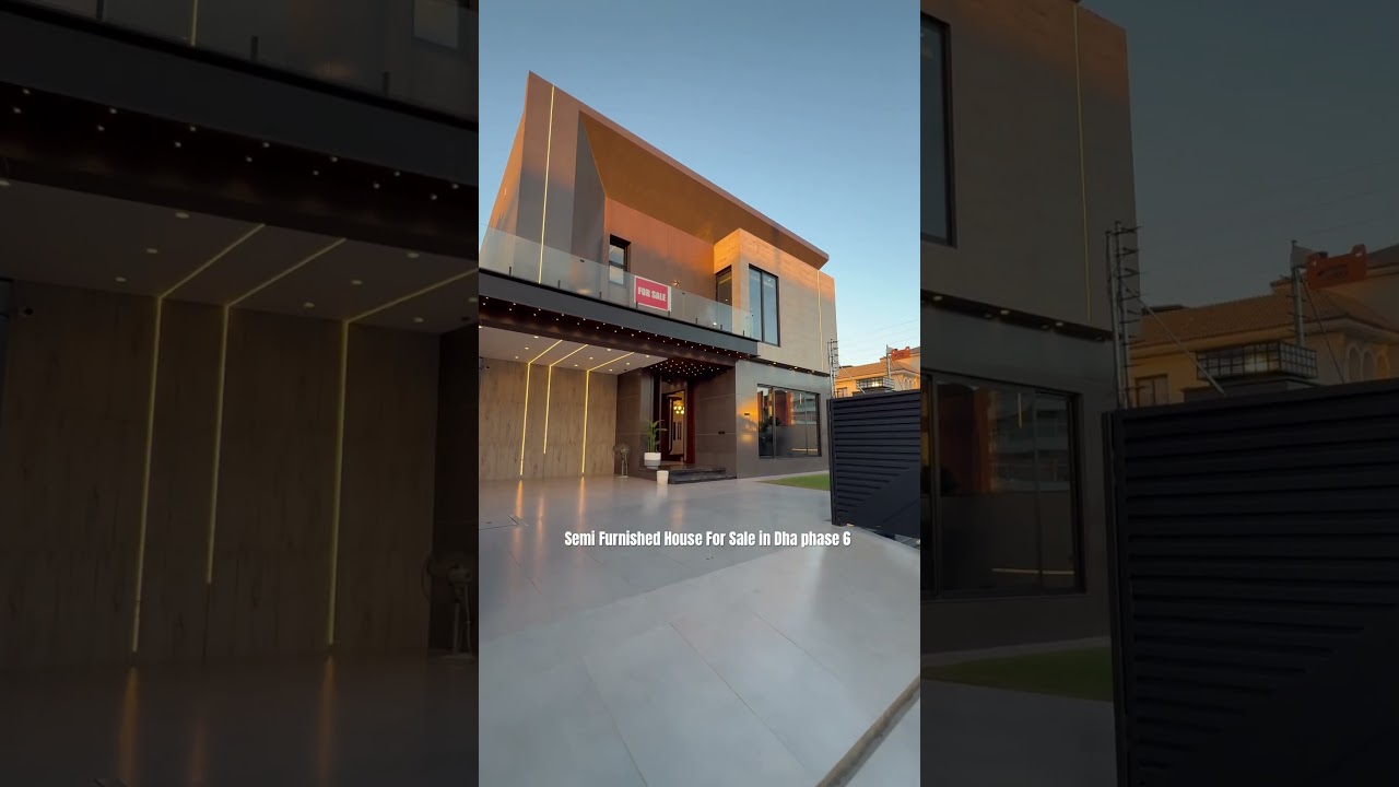 1 Kanal Semi Furnished House For Sale in DHA PHASE 6 Near to Dolmen +92 330 702 9992