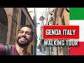 Virtual Tour of GENOA ITALY | City Tour Genoa 4K Walking Tour (Ultra HD 60fps)